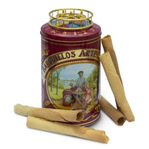 LATA BARQUILLERA CON RULETA Y ESTUCHE 225g