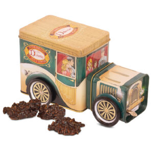 LATA COCHE MUSICAL CON ROCAS ARTESANAS DE ALMENDRA 200g
